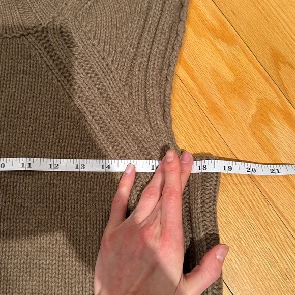 NWOT Zara wool blend high neck vest - Picture 6 of 9